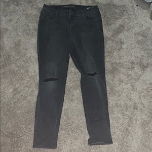 Old navy mid-rise rockstar ripped jeans